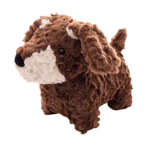 Fycakly Ferland Toy – Entzückende Stoffpuppe mit Hund zum Kuscheln ​​ Tier Kuscheltiere weich​​ (A, A) von Fycakly