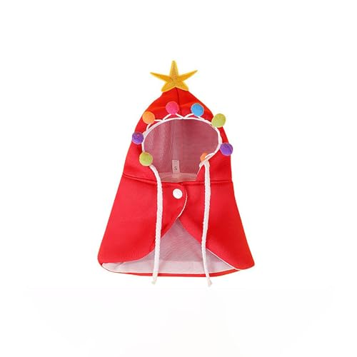 Fycakly Festliches Weihnachts-Katzenkostüm, Umhang für Kinder, Verwandlungs-Outfit, skurriles Scherzartikel-Accessoire, leicht zu tragendes Design, Größe passt den meisten Kindern (Red, 39x22x27cm) Fycakly Festliches Weihnachts-Katzenkostüm, Umhang für Kinder, Verwandlungs-Outfit, skurriles Scherzartikel-Accessoire, leicht zu tragendes Design, Größe passt den meisten Kindern (Red, 39x22x27cm) von Fycakly