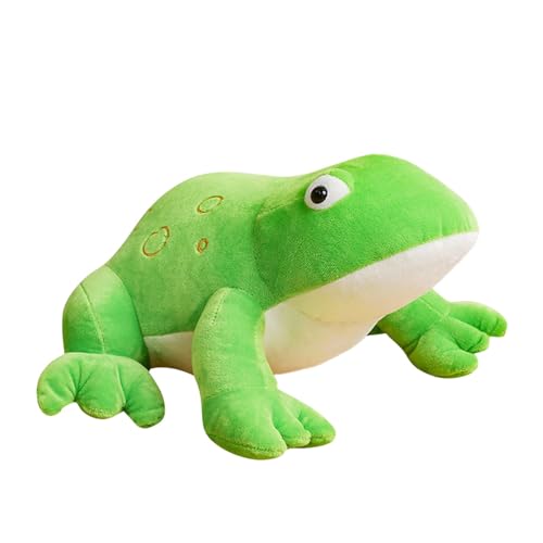 Fycakly Frosch Stofftier Weiches Tier Für Kinder 3+ Kuscheliges Kinderzimmer & Kuscheliger Geburtstag Schlafengehen kamerad (A, A) von Fycakly