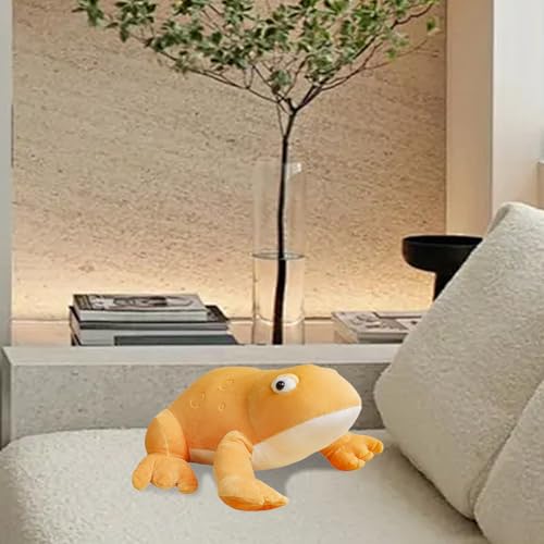 Fycakly Frosch Stofftier Weiches Tier Für Kinder 3+ Kuscheliges Kinderzimmer & Kuscheliger Geburtstag Schlafengehen kamerad (B, A) von Fycakly