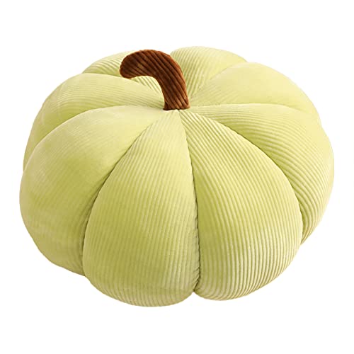 Fycakly Gefüllter Kürbis, Flauschige 7-Halloween-Kürbisse, Plüschtiere, weiches Kürbis-Wurfkissen, Geschenke für Heimdekoration, ​​ Stofftiere weich waschbar​​ (Mint Green, One Size) von Fycakly