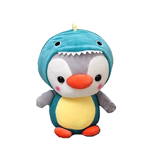 Fycakly Gefülltes Plüschtier Pinguin Kleines Dekokissen Pinguin Stofftier Geburtstagsgeschenk für Jungen Mädchen ​​ Kuscheltiere Baby Geschenk​​ (Blue, One Size) von Fycakly