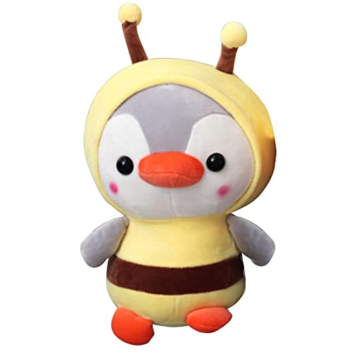 Fycakly Gefülltes Plüschtier Pinguin Kleines Dekokissen Pinguin Stofftier Geburtstagsgeschenk für Jungen Mädchen ​​ Kuscheltiere Baby Geschenk​​ (Yellow, One Size) von Fycakly