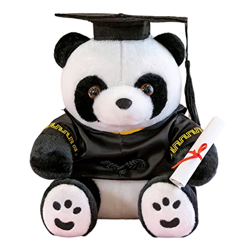 Fycakly Geschenk zum Abschluss, ​​ Tier Kuscheltiere weich​​ (Black, One Size) von Fycakly