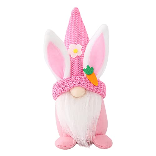 Fycakly Gesichtsloses Dekorationen Tag Urlaub Puppe Geschenke Ornamente Ostern Plüschtier ​​ Stofftiere weich waschbar​​ (One Size) von Fycakly
