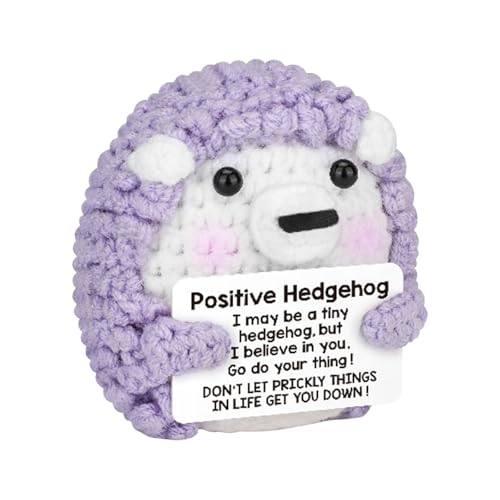 Fycakly Gestricktes Stofftier, süße handgemachte Wolltierpuppe, perfekt für Kinder und Sammler ​​ Lernpuppen Kinder​​ (White, 10CM) von Fycakly