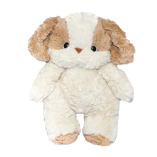 Fycakly Gute Nacht Welpen Puppe schlafender Hund Puppe Spielzeug Mädchen Geschenk ​​ Baby Kuscheltier Jungen​​ (A, 30cm) von Fycakly