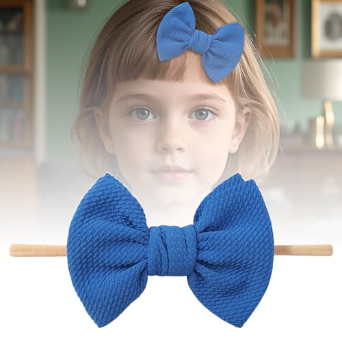 Fycakly Haar Clip Gestreiftes Stirnband mit Schleife (D, 12X12X1CM) von Fycakly