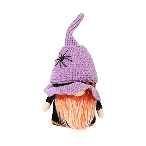 Fycakly Halloween Gesichtslose Puppe Tischdekoration GNOME Plüschtier ​​ Plüschtier Dinosaurier Dino​​ (Purple, One Size) von Fycakly