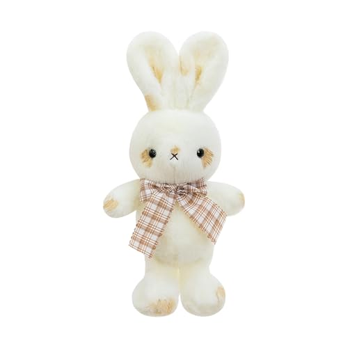 Fycakly Kaninchenpuppenserie Kaninchenpuppe Maschinenpuppe Hochwertiges Maschinenpuppenspielzeug ​​ Große Plüschtiere Mädchen​​ (White, A) von Fycakly