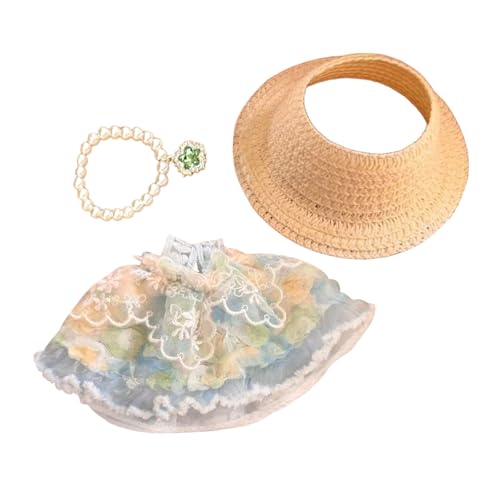 Fycakly Kleid Puppe Outfit Mädchen Spielen Kostüm Weichen Stoff Kleid Up Zubehör Für Kinder Pretend Spielen Party Phantasie ​​ Wiedergeburt Puppen realistisch​​ (A, A) von Fycakly