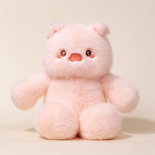 Fycakly Kombinationspuppe, süße Actionfigur, zartes Kunsthandwerksspielzeug Samt Tiere (White, 50cm) von Fycakly