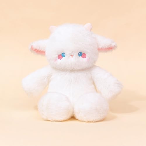 Fycakly Kombinationspuppe, süße Actionfigur, zartes Kunsthandwerksspielzeug Schlafengehen kamerad (White, 50cm) von Fycakly