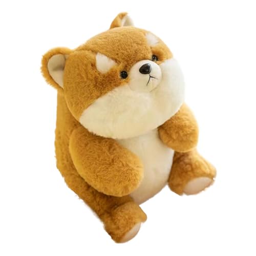 Fycakly Kuscheliges Corgi-Spielzeug, weiches Stofftier mit bezaubernden realistischen Details und perfekt für Hundeliebhaber ​​ Kuscheltiere Baby Geschenk​​ (Yellow, 25cm) von Fycakly
