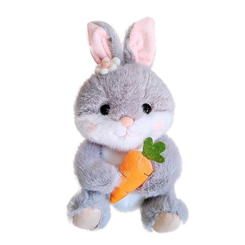 Fycakly Kuschelspielzeug-Kollektion: Trendige, weiche Kuscheltiere bringen Freude und Trost in die Abenteuer Ihrer Kleinen! Samt Tiere (Grey, 25cm) von Fycakly