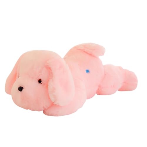 Fycakly LED Leuchten Niedlichen Mops Hund Stofftier Spielzeug Entzückende Glow In The Dark Weiche Haustier Figur ​​ Süße Plüschtier Geschenke​​ (B, One Size) von Fycakly