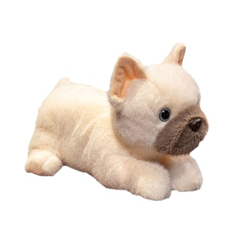 Fycakly Lebensechte Corgi & Spielzeug Mini weiche Stofftier Welpen Puppe süße Hundespielzeug für Kinder Maschinenwaschbar Kind ​​ Plüschtiere für Erwachsene​​ (A, 30x16x18cm) von Fycakly