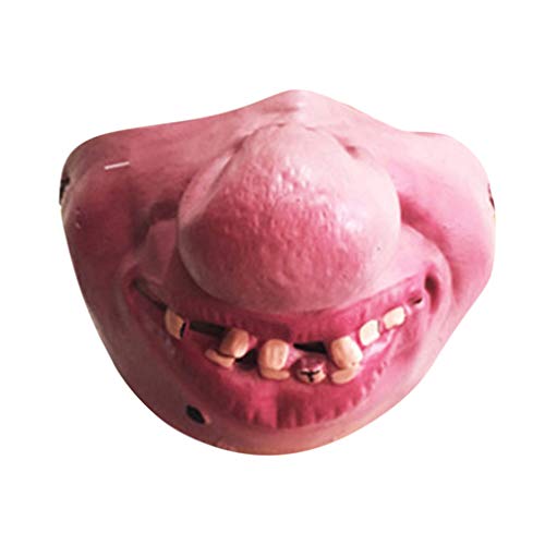 Fycakly Masken für Halloween Lustige Spaß große Lippen Kopfbedeckung Tier lustig (J, One Size) von Fycakly