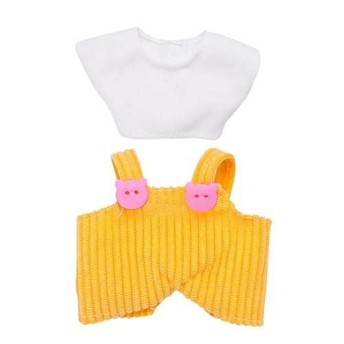 Fycakly Modepuppen-Kleidungsset, weiches Stoffkostüm-Zubehör für Puppen, Indoor- und Outdoor-Spiel, so tun, als ob sie Sich verkleiden ​​ Kuscheltiere Stofftier​​ (A, A) von Fycakly