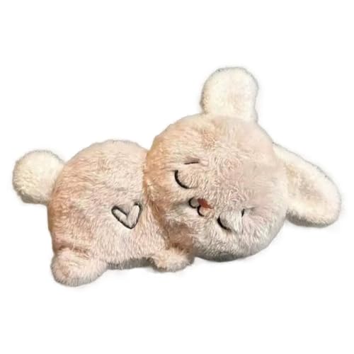 Fycakly Musik beruhigt Bunny Neugeborenen Schlaf Artefakt Baby Früherziehung Puppe ​​ Kuscheltiere Baby Geschenk​​ (Beige, One Size) von Fycakly