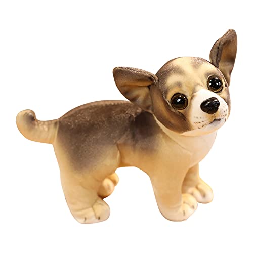 Fycakly Netter Simulations-Haustier-Hund Realistisches weiches gefülltes Plüsch- Simulations-Haustier-Hundespielzeug-Plüsch-Form-Puppen-Kind-Geschenk ​​ Baby Kuscheltier Jungen​​ (A, A) von Fycakly