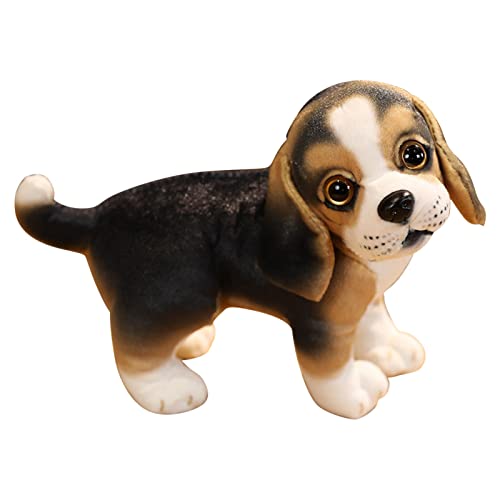 Fycakly Netter Simulations-Haustier-Hund Realistisches weiches gefülltes Plüsch- Simulations-Haustier-Hundespielzeug-Plüsch-Form-Puppen-Kind-Geschenk ​​ Baby Kuscheltier Jungen​​ (E, A) von Fycakly