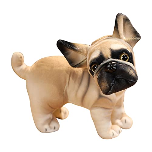 Fycakly Netter Simulations-Haustier-Hund Realistisches weiches gefülltes Plüsch- Simulations-Haustier-Hundespielzeug-Plüsch-Form-Puppen-Kind-Geschenk ​​ Baby Kuscheltier Jungen​​ (F, A) von Fycakly