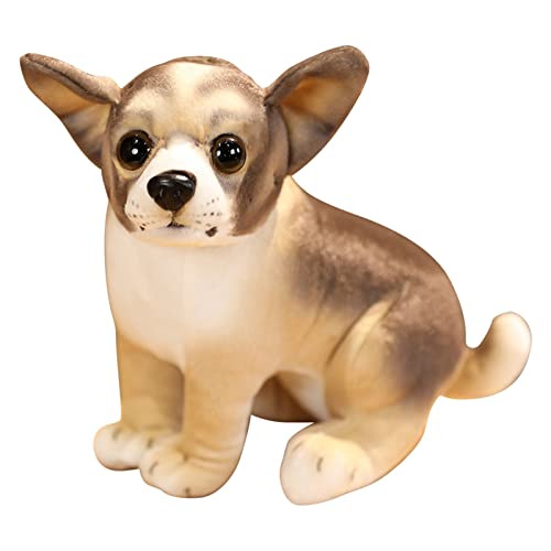 Fycakly Netter Simulations-Haustier-Hund Realistisches weiches gefülltes Plüsch- Simulations-Haustier-Hundespielzeug-Plüsch-Form-Puppen-Kind-Geschenk ​​ Baby Kuscheltier Jungen​​ (G, A) von Fycakly