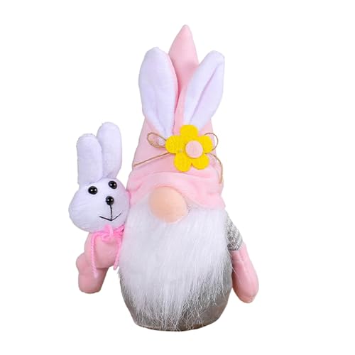Fycakly Neu Ostern Dekoration Gesichtslosen Puppe Ostern Bunny Dekoration ​​ Klassische Stofftiere Kinder​​ (A, 9x4x3cm) von Fycakly