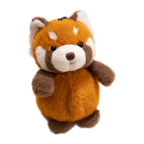 Fycakly Niedlicher Panda-Schlüsselanhänger, Spielzeug, Puppenzubehör für Kinder, perfekt für Kinder ab 3 Jahren, ideal den Innen- und Außenbereich. ​​ Wiedergeburt Puppen realistisch​​ (Orange, 13cm) von Fycakly