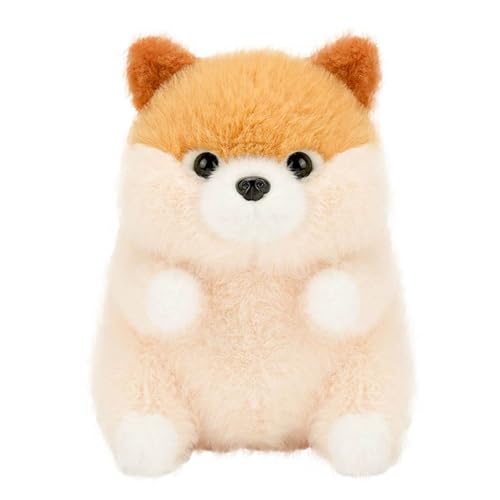 Fycakly Niedliches Welpenspielzeug Shiba Inu Bomei Hundepuppe Kinderpartner Simulation Welpenpuppe ​​ Lernpuppen Kinder​​ (C, 17cm) von Fycakly