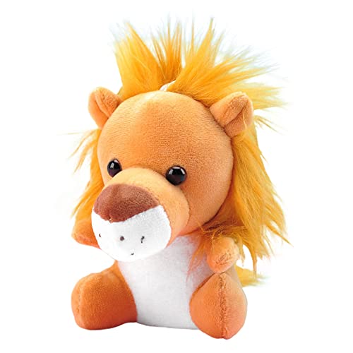 Fycakly Niedliches kleines Tier Plüschtier Giraffe Tiger Leopard Plüschtier ​​ Süße Geschenke​​ (E, One Size) von Fycakly
