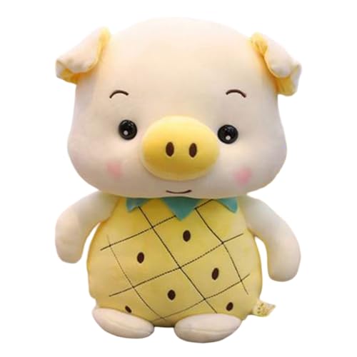 Fycakly Obst Spielzeug Puppen Geschenke Kissen Dekorative Ornamente ​​ Stofftiere weich waschbar​​ (Yellow, 23cm) von Fycakly