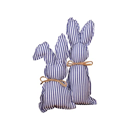 Fycakly Osterhasen-Dekostoff Partydeko Hasen-Deko-Gesteck ​​ Plüschtier Hund Katze​​ (C, One Size) von Fycakly