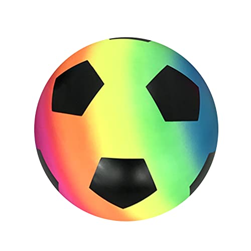 Fycakly Packen Sie aufblasbare Wasserball-Fußball-Fußball für Sommer-Strand-Swimmingpool-Party-Spiel-Strand-Pool-Party für Jungen-Mädchen Strandspielzeug (Black, One Size) von Fycakly