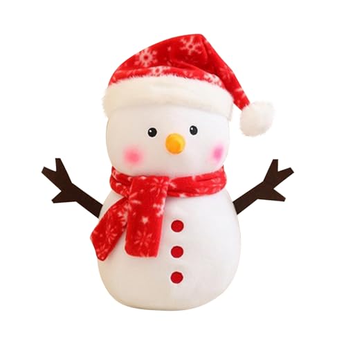Fycakly Persönlichkeit Weihnachten Schneemann Puppe Spielzeug Puppe Dekoration Weihnachten ​​ Kuscheltiere Baby Geschenk​​ (A, 25cm) von Fycakly