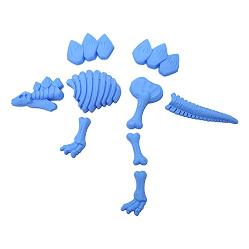 Fycakly Play Sand Molds Dinosaurier-Formen für Kinder, pädagogisches Strandspielzeug, Sommerserie Strandspielzeug (Blue, One Size) von Fycakly