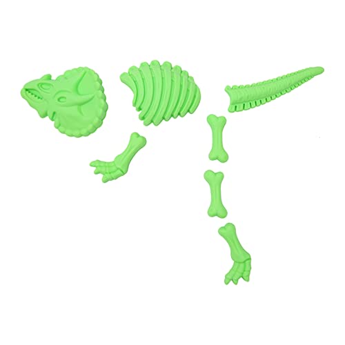 Fycakly Play Sand Molds Dinosaurier-Formen für Kinder, pädagogisches Strandspielzeug, Sommerserie Strandspielzeug (Green, One Size) von Fycakly