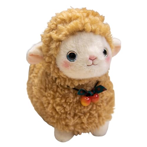 Fycakly Plüschtier, entzückendes Lamm, Kuscheltier, Kuschelpuppe für Kinder, perfekt für Kleinkinder und Kinder, Spielbegleiter drinnen ​​ Klassische Stofftiere ​​ (A, A) von Fycakly