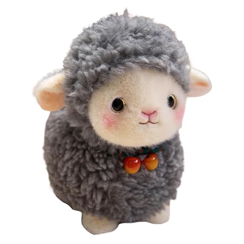 Fycakly Plüschtier, entzückendes Lamm, Kuscheltier, Kuschelpuppe für Kinder, perfekt für Kleinkinder und Kinder, Spielbegleiter drinnen ​​ Klassische Stofftiere ​​ (B, A) von Fycakly