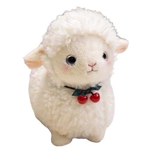 Fycakly Plüschtier, entzückendes Lamm, Kuscheltier, Kuschelpuppe für Kinder, perfekt für Kleinkinder und Kinder, Spielbegleiter drinnen ​​ Klassische Stofftiere ​​ (C, A) von Fycakly