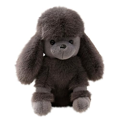 Fycakly Pudel-Serie Hundespielzeug, süße weiche Hundepuppe, Begleiter, beruhigende Puppe, Simulation Hundespielzeug ​​ Puppenwagen Zubehör​​ (C, 22cm) von Fycakly