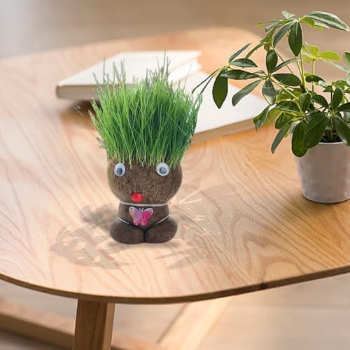 Fycakly Puppen für Minipuppen für Kinder Topfgrün Möbel zum Ausstellen ​​ Industriestil Dekoartikel​​ (A, 7x7x9cm) von Fycakly