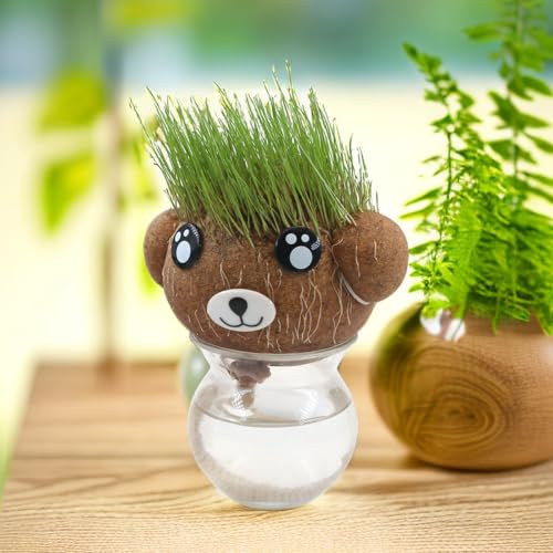Fycakly Puppen für Minipuppen für Kinder Topfgrün Möbel zum Ausstellen ​​ Tischdekoration Hochzeit​​ (B, 8x8x12. 5cm) von Fycakly