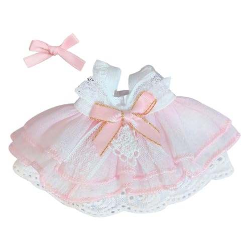 Fycakly Puppenkleidung Passende Kleidung für das Bubu- 17 cm Kleid Kleidung für Mädchen ​​ Kuscheltiere Stofftier​​ (One Size) von Fycakly