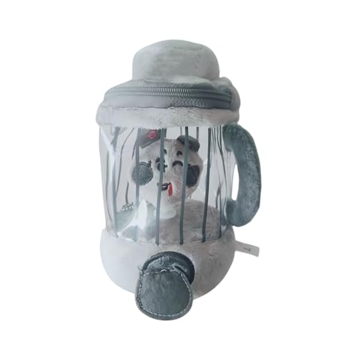 Fycakly Rotierendes Spielzeug mit Kordelzug, Cartoon-Puppenspielzeug mit rotierendem Kordelzug, lustig für Jungen, Mädchen, Kinder und Kinder ​​ Klassische Stofftiere ​​ (Grey, 15x8cm) von Fycakly