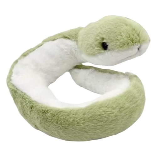 Fycakly S Nake Plüschtier, S Nake Plüsch, grünes Plüsch, Stofftier, Tierplüsch, hautfreundliches Plüschkissen, Stoffpuppe, Spielzeug für Kinder ​​ Plüschtiere für (Green, 35cm) von Fycakly