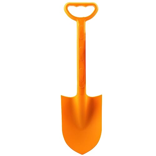 Fycakly Sandschaufel aus Kunststoff, Strandschaufel, Sand, Gartenschaufel, Sandkasten- mit Langen Griffen, Sommer-Strandspielzeug für Kinder, Jungen Mädchen Sandburgen BAU Set (Orange, B) von Fycakly