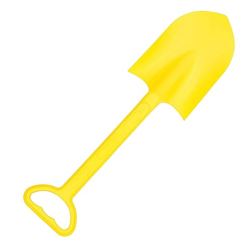 Fycakly Sandschaufel aus Kunststoff, Strandschaufel, Sand, Gartenschaufel, Sandkasten- mit Langen Griffen, Sommer-Strandspielzeug für Kinder, Jungen Mädchen Sandburgen BAU Set (Yellow, A) von Fycakly
