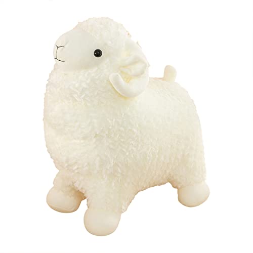 Fycakly Schaf Kuscheltier Kuschelweiche Puppen Geschenke Home Dekorationen ​​ Süße Plüschtier Geschenke​​ (White, One Size) von Fycakly
